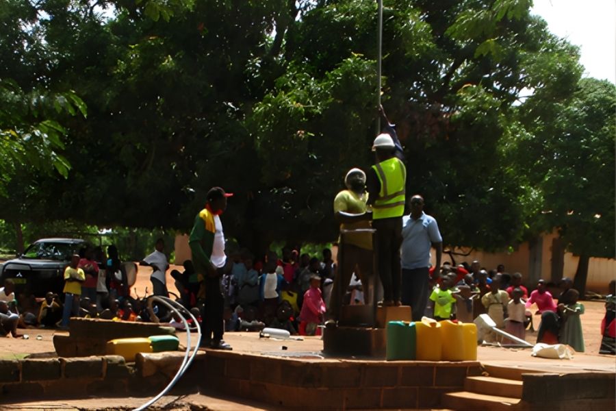 Rehabilitación pozo de agua Matourkou Burkina Faso